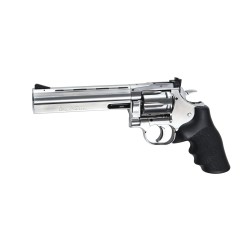 revolver gnb dan wesson dw715 6 silver 4.5 co2- bbs